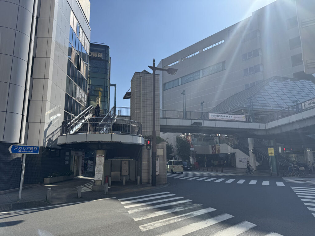川越のピラティススタジオの近隣