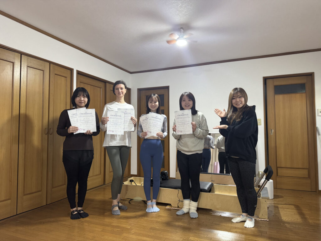 埼玉県にあるピラティス資格取得スクールの様子